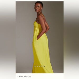 EVERYTHING MUST GO! Maeve by Anthropologie empire waist low back maxi dress